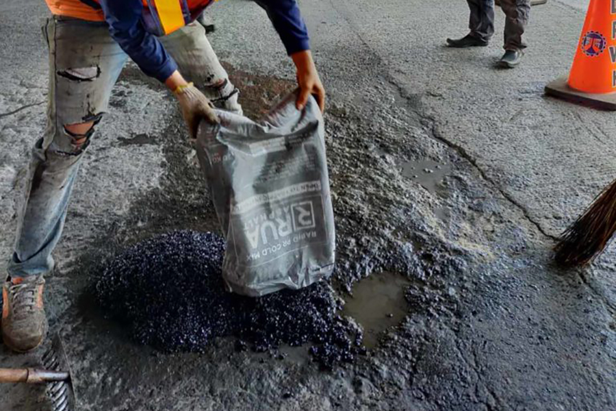 Cold Hot Mix Asphalt Seguridad