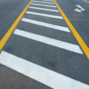 a painted highway