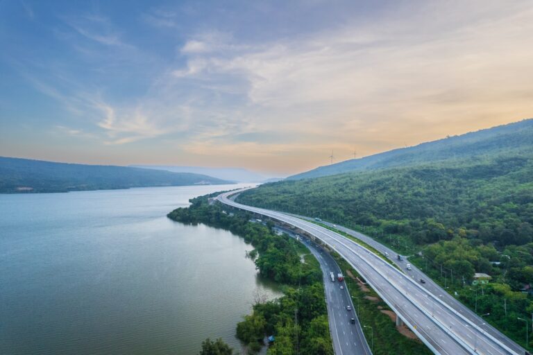 Mittraphap road, Nakhon Ratchasima, Thailand.