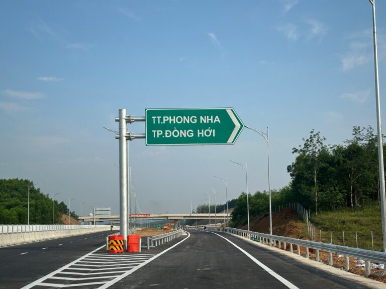 Van Ninh section of the North-South Expressway, Vietnam