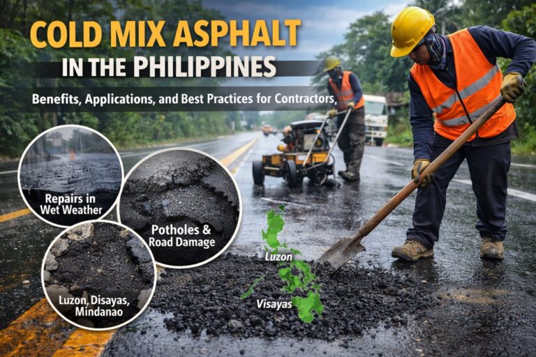 Why Cold Mix Asphalt is Essential for Philippine Roads